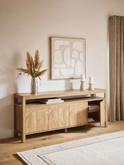 Mid Natural Arches Sideboard - Image 3 of 9