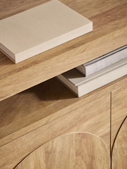 Mid Natural Arches Sideboard - Image 5 of 9