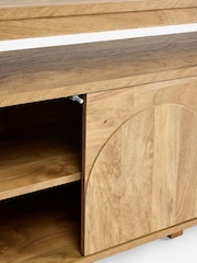 Mid Natural Arches Sideboard - Image 6 of 9