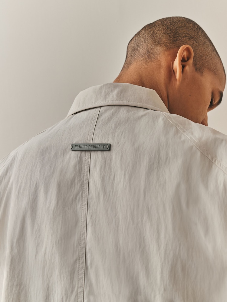 Nothing Ordinary Stone Cotton-Nylon Utility Jacket - Image 4 of 4