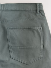 Green Slim Fit 5 Pocket Soft Touch Trousers - Image 10 of 10