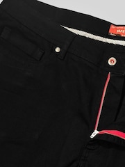 D555 Black chrome CLAUDE Tapered Fit  Stretch Jeans - Image 10 of 11