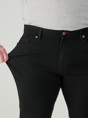 D555 Black chrome CLAUDE Tapered Fit  Stretch Jeans - Image 6 of 11
