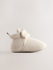 Neutral - Muslin Wrap Baby Slipper Boots (0-18mths) - 5ичинен 2 сүрөт