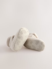 Neutral - Muslin Wrap Baby Slipper Boots (0-18mths) - 5ичинен 5 сүрөт