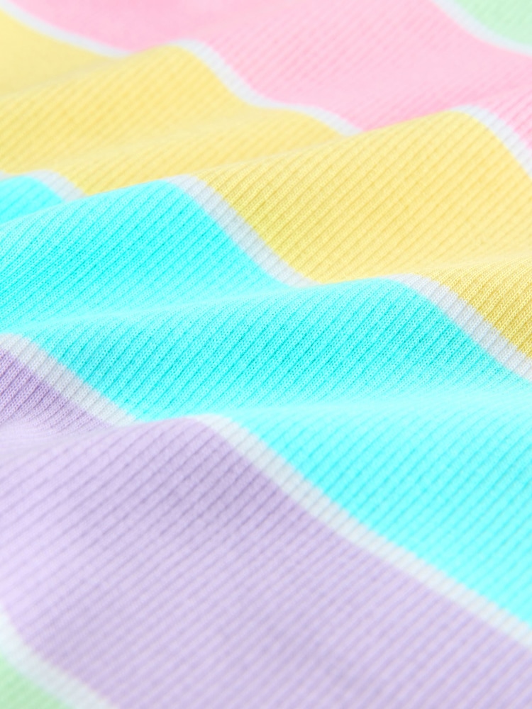 Pasteļtoņu svītra - Ribotā veste (3-16gadi) - Attēls 8 no 8