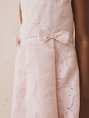 Roz - Floral Jacquard Prom Dress (3-16yrs) - Imaginea 4 din 4