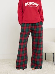 PixieGirl Petite Red Check Pyjamas - Image 2 of 5