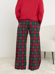 PixieGirl Petite Red Check Pyjamas - Image 3 of 5