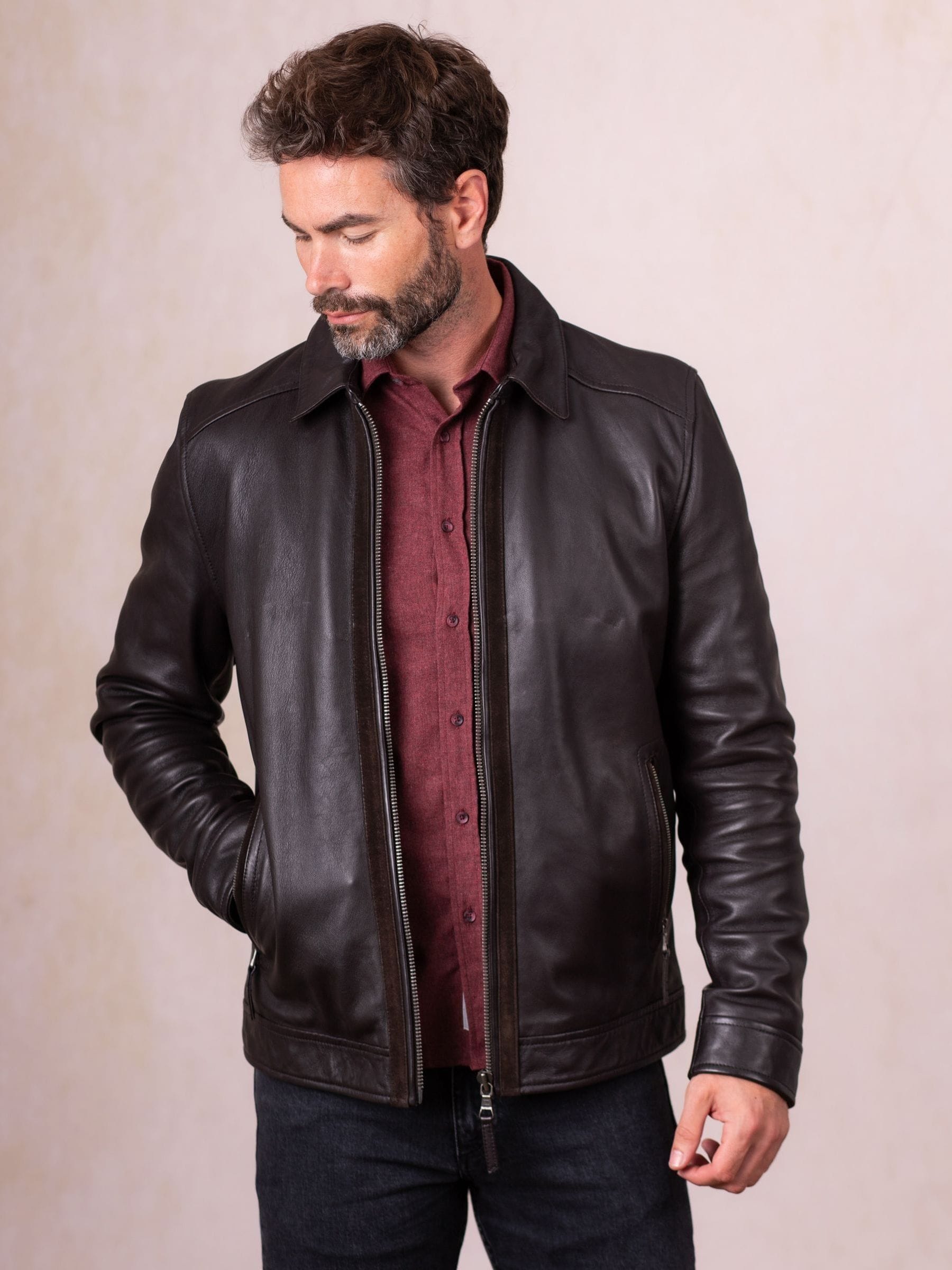 Buy Lakeland Leather Brown Renwickton Suede Trim Jacket from Next