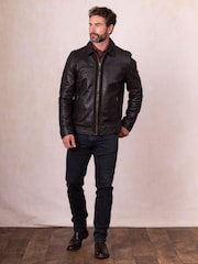 Lakeland Leather Renwickton Suede Trim Jacket - Imagen 2 de 8