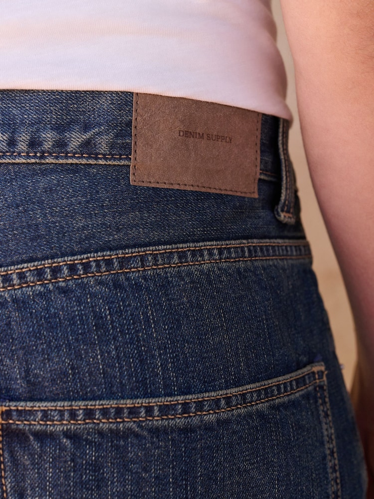 Dark Vintage Blue Baggy Fit Jeans - Image 7 of 7