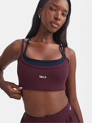 TALA Purple Double Layer Strappy Bra - Image 1 of 3