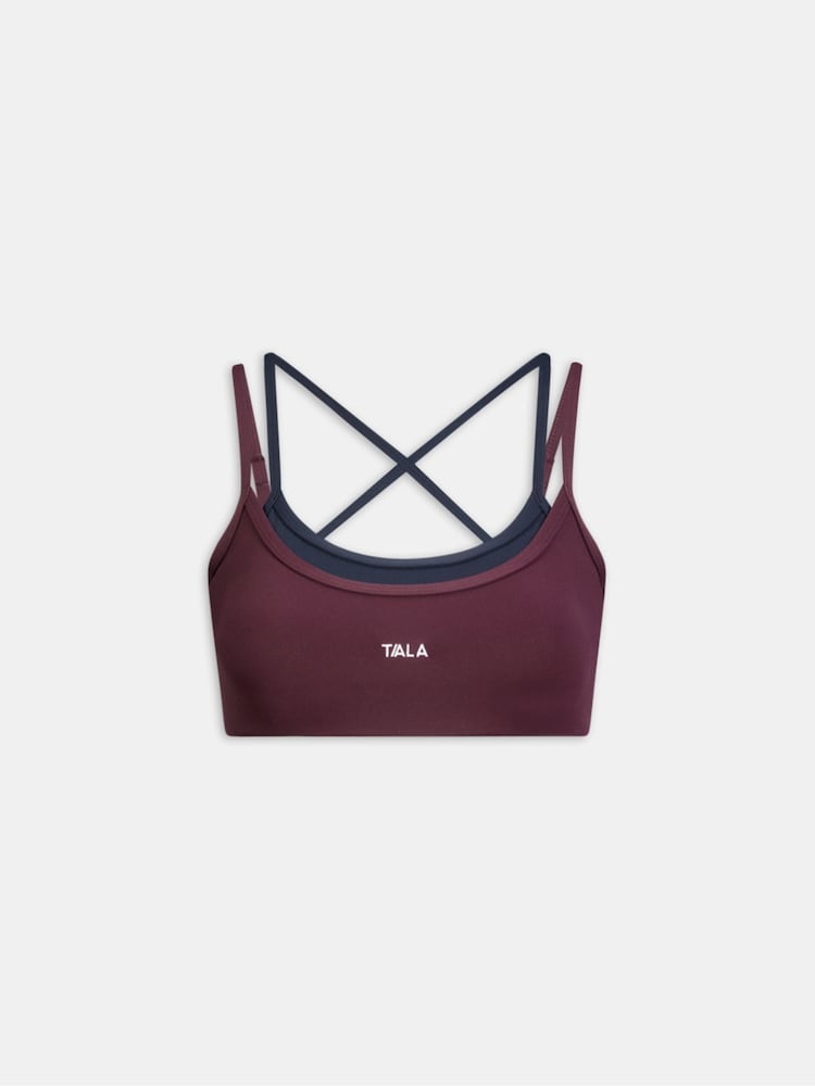 TALA Purple Double Layer Strappy Bra - Image 3 of 3