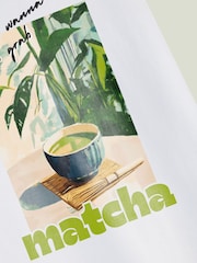 Personalised Unisex Matcha Graphic T-Shirt By Stitch Style - Image 4 of 4