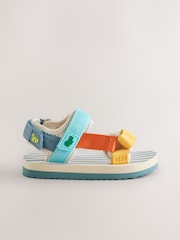 Multi Bright Wide Fit (G) Touch Fastening Trekker Walking Sandals - Image 3 of 6