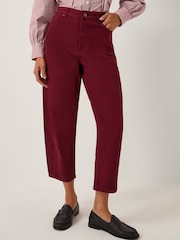 Monsoon Red Leah Barrel Jeans - Image 4 of 5