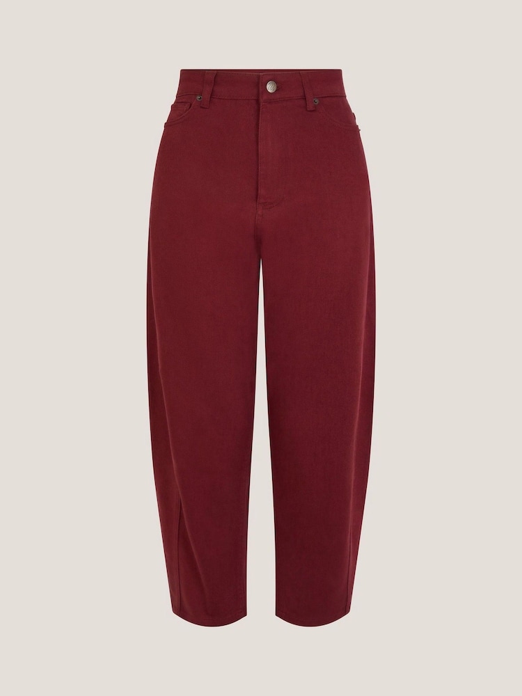 Monsoon Red Leah Barrel Jeans - Image 5 of 5