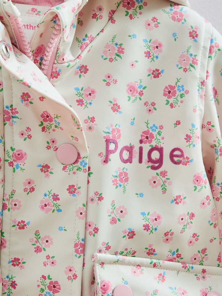 My 1st Years Personalised Ditsy Floral Rain Mac - Image 2 of 6 My 1st Years Personalised Ditsy Floral Rain Mac - Image 2 of 6