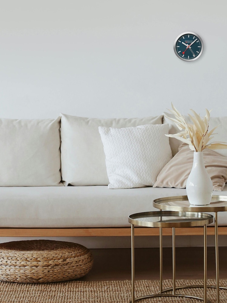 Mondaine Deepest Blue Deepest Alarm Clock - Image 1 of 3