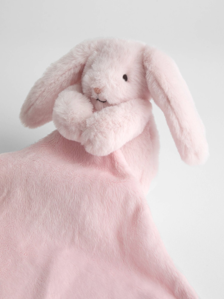 JoJo Maman Bébé Pink Bella Bunny Personalised Sitting Comforter - Image 2 of 3 JoJo Maman Bébé Pink Bella Bunny Personalised Sitting Comforter - Image 2 of 3