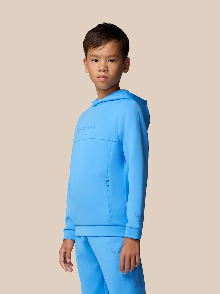 Castore Light Blue Scuba Hoodie - Image 1 of 11 Castore Light Blue Scuba Hoodie - Image 1 of 11