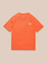 Castore Orange AOP Short Sleeve T-Shirt - Image 1 of 2