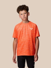 Orange - Castore Kurzarm-T-Shirt mit AOP - Bild 4 von 10