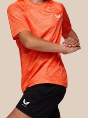 Orange - Castore Kurzarm-T-Shirt mit AOP - Bild 6 von 10