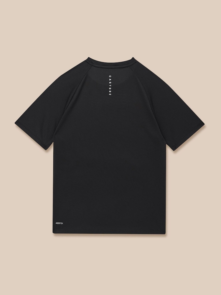 Castore Black Short Sleeve T-Shirt - Image 2 of 2
