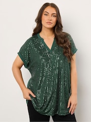 Evans Sequin Front Top - Image 1 of 5
