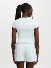 Cotton On Light Blue Ultra Soft Fitted T-Shirt - Image 2 of 4