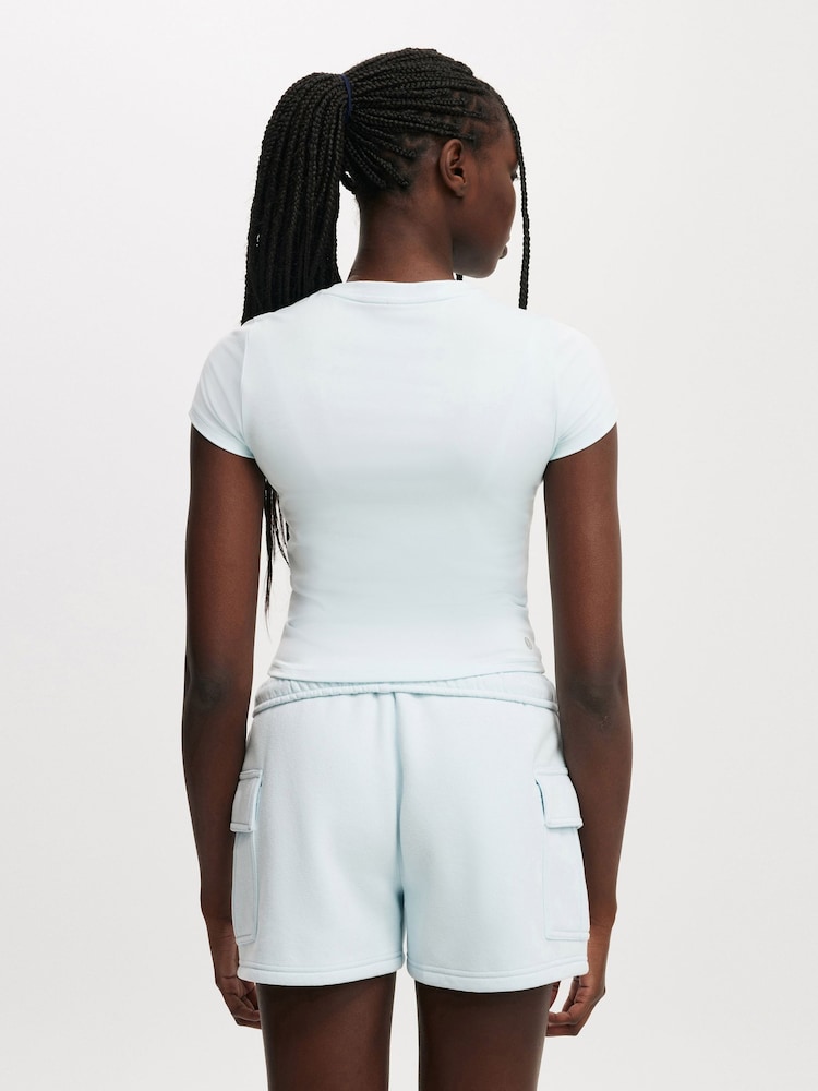 Cotton On Light Blue Ultra Soft Fitted T-Shirt - Image 2 of 4