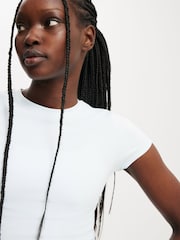 Cotton On Light Blue Ultra Soft Fitted T-Shirt - Image 3 of 4