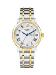 Rotary Gold Heritage Stainless Steel Bracelet Watch - Image 1 of 5
