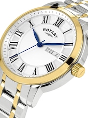 Rotary Gold Heritage Stainless Steel Bracelet Watch - Image 2 of 5