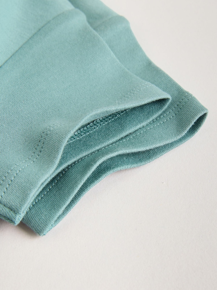 Green Two Way Zip Baby Rompers 3 Pack (0mths-3yrs) - Image 11 of 11