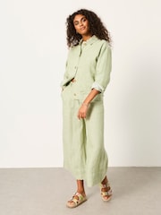 Green Petite Linen Jacket - Image 3 of 7