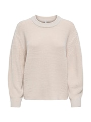 ONLY Long Sleeve Crew Neck Rib Knit Jumper - Imagen 5 de 6