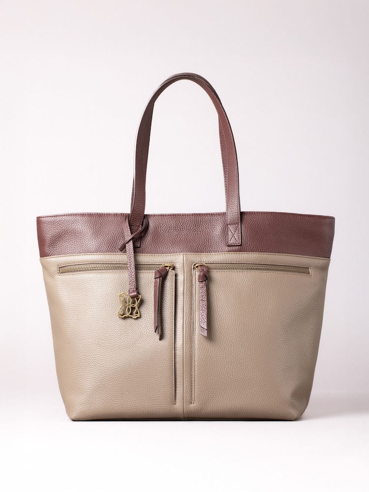 Lakeland Leather Brown Beetham Tote Bag - Image 1 of 6