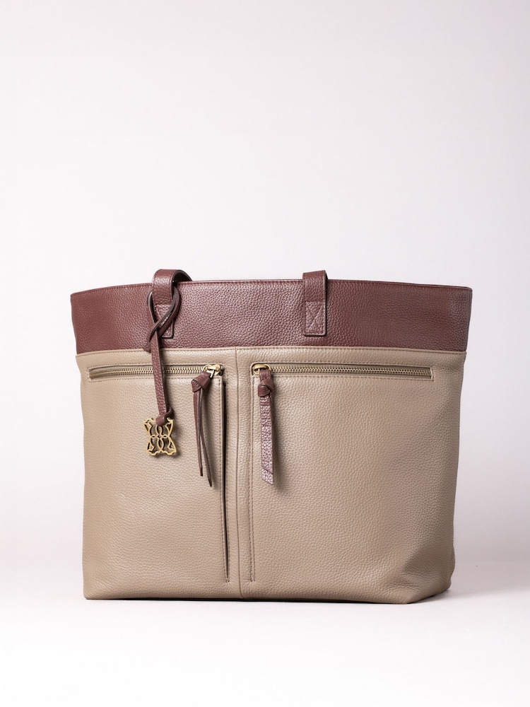 Lakeland Leather Brown Beetham Tote Bag - Image 2 of 6