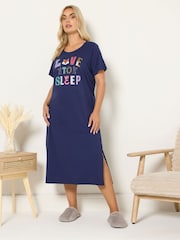 Yours Curve Love Sleep Midaxi Nightdress 2 Pack - Imagen 2 de 7