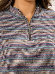 Rosa - Yours Curve com decote zíper Jumper Dress - Imagem 4 de 5