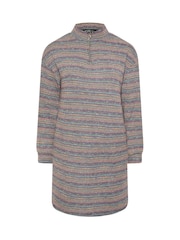 Rosa - Yours Curve com decote zíper Jumper Dress - Imagem 5 de 5