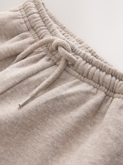 Oatmeal Neutral Marl Soft Touch Wide Fit Joggers (3mths-7yrs) - Image 3 of 4