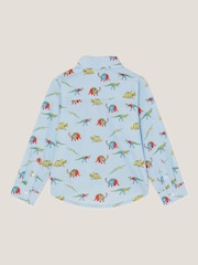 Monsoon Blue Varsity Dinosaur Print Shirt - Image 2 of 3