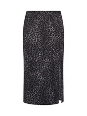 Yours Curve Grey Textured Tube Skirt - Image 5 of 5