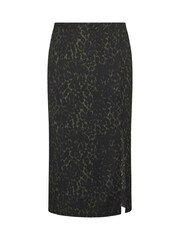 Yours Curve Green Textured Tube Skirt - Image 5 of 5