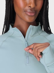 Sweaty Betty Blue Pro Run Half Zip Sweatshirt - Image 5 of 8
