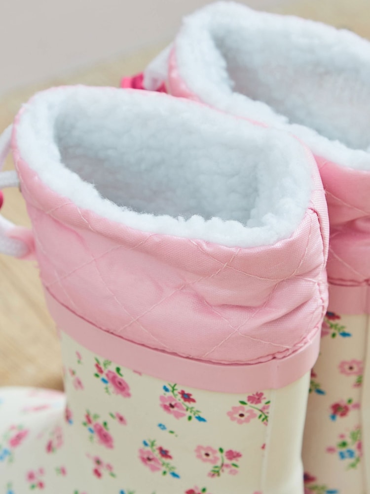 My 1st Years Pink Personalised Ditsy Floral Welly Boots - Image 2 of 5 My 1st Years Pink Personalised Ditsy Floral Welly Boots - Image 2 of 5